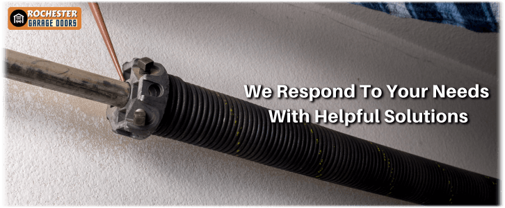 Broken Garage Door Spring Rochester NY